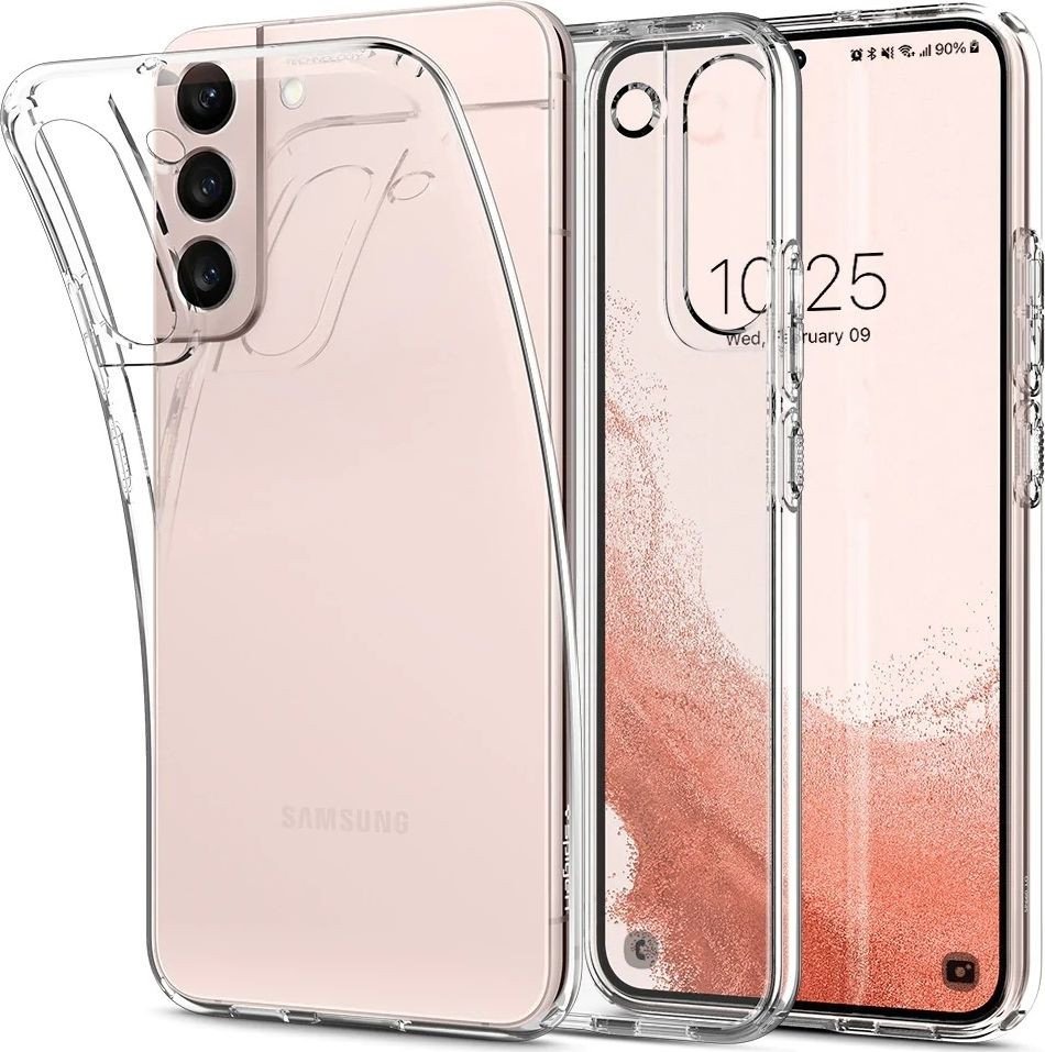 

Чехол для телефона Spigen Liquid Crystal для Galaxy S22 ACS03984 (кристально-прозрачный)