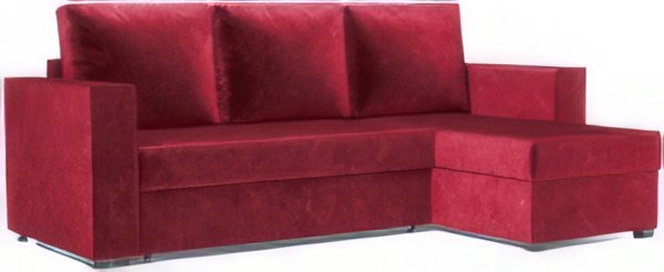 

Угловой диван Мебель-АРС Рим (бархат красный Star Velvet 3 Dark Red)