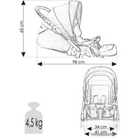 Универсальная коляска Bexa B4X Ultra (2 в 1, U3)