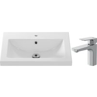 Умывальник Cersanit Como 60 S-UM-COM60/1-w + 63055