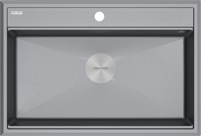 

Кухонная мойка Paulmark Stepia 80 PM117551-GRM (серый металлик)
