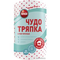 Салфетка хозяйственная Bagi Чудо-тряпка Супер Прочная 20x20см (33 листа)