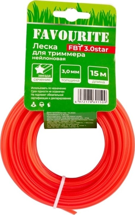 Леска для триммера Favourite FBT 2.7star