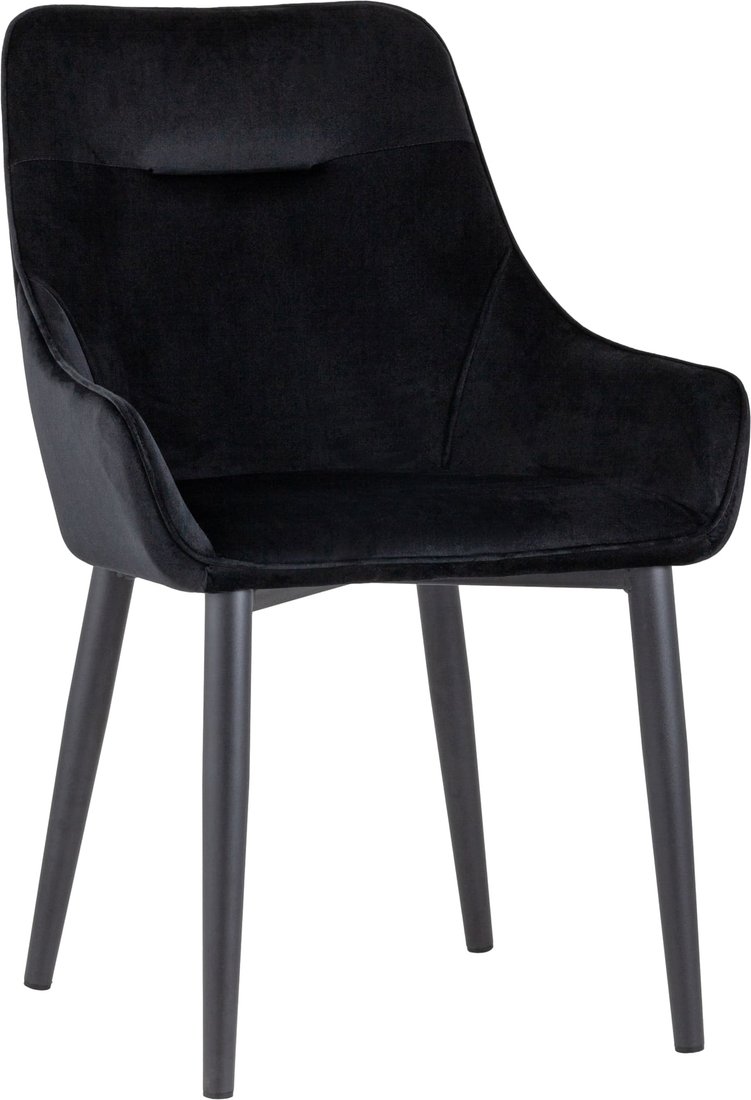 

Стул с подлокотниками Stool Group Диана велюр (черный)