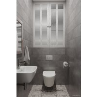 Унитаз подвесной Lavinia Boho Biore Rimless 21010006 (чаша, пневмокрышка, шум-я)