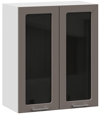 

Шкаф навесной Трия Габриэлла 1В6С (белый/муссон)