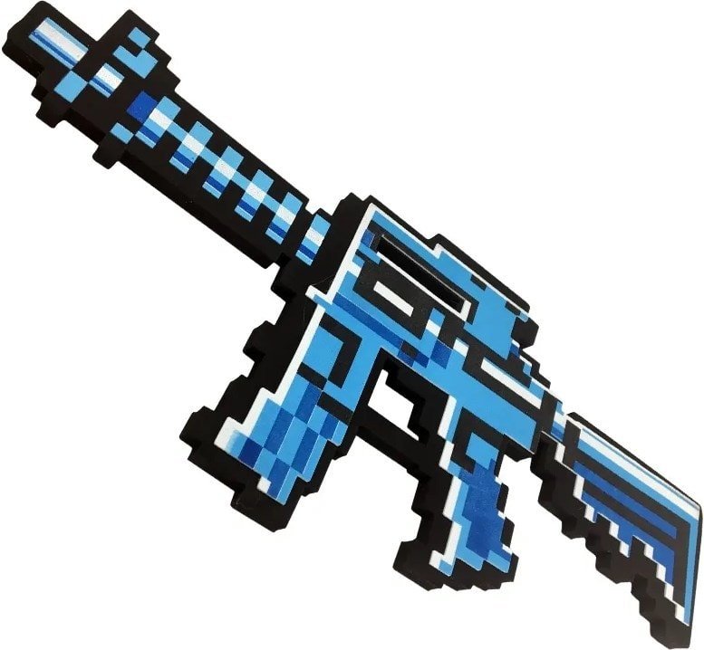 

Автомат игрушечный Pixel Crew М4 8Бит пиксельный 39 см TM88431