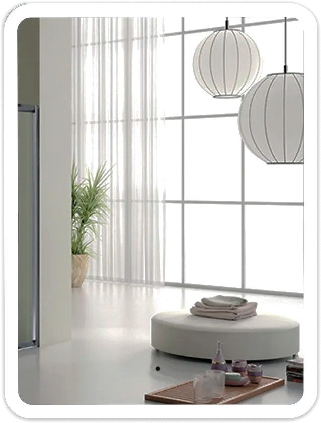 Пекам Зеркало Marta 60x100 marta-60x100B (с подсветкой,с бесконтактным сенсором)