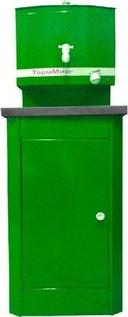 Умывальник для дачи ТермМикс Умывальник с тумбой Зеленый (с подогревом воды)