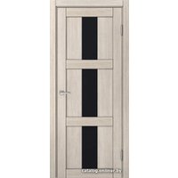 Межкомнатная дверь MDF-Techno Dominika 308 90x200 (лиственница кремовая, лакобель черный)