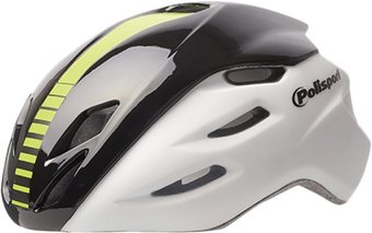 Polisport Aero Road White matte/Black gloss/Fluo yellow M