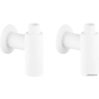 Вентиль Wellsee Drainage System 182150001, угловой (2 шт, матовый белый)