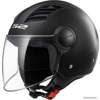 Мотошлем LS2 OF562 Airflow Solid (M, matt black)
