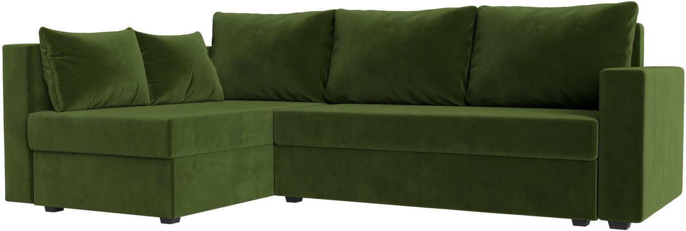 

Угловой диван Лига диванов Мансберг 317 левый 112531 (микровельвет, зеленый)