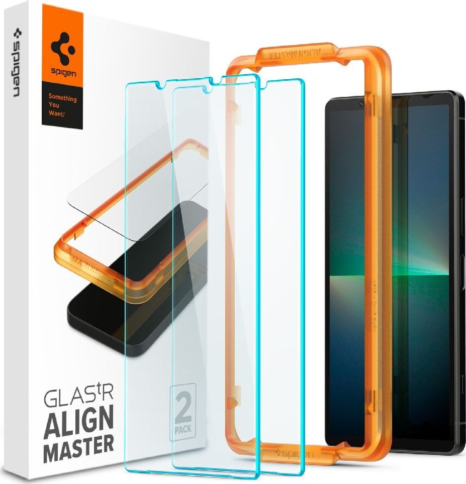 

Защитное стекло Spigen ALM Glas TR для Sony Xperia 5V AGL07137 (2шт)