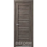 Межкомнатная дверь Юркас Deform D15 ДО 80x200 (дуб шале графит/мателюкс)