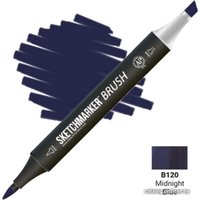 Маркер художественный Sketchmarker Brush Двусторонний B120 SMB-B120 (полночный синий)