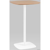 Барный стол Stool Group Form 60x60 T-005H (светлое дерево/белый)