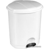 Мусорное ведро Эльфпласт EP032 с педалью (18 л, белый)