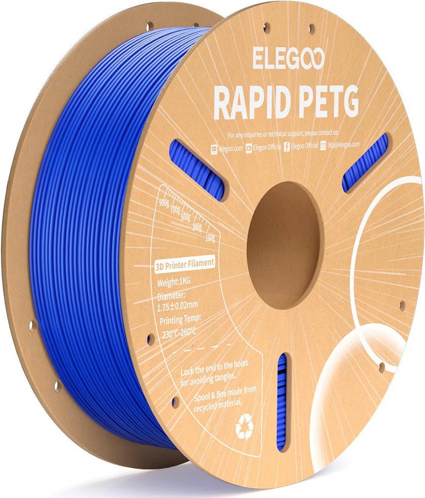 Филамент Elegoo Petg Rapid 50.203.0219 (1кг, синий)