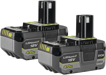 

Набор аккумуляторов Ryobi RB1840X2 5133005304 (2x18В/4 Ah)