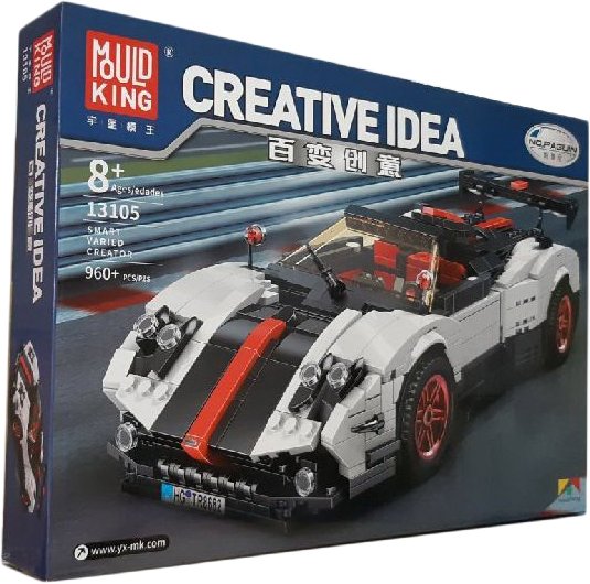 

Конструктор Mould King Creative Idea 13105 Paganis Zonda Cinque Roadster