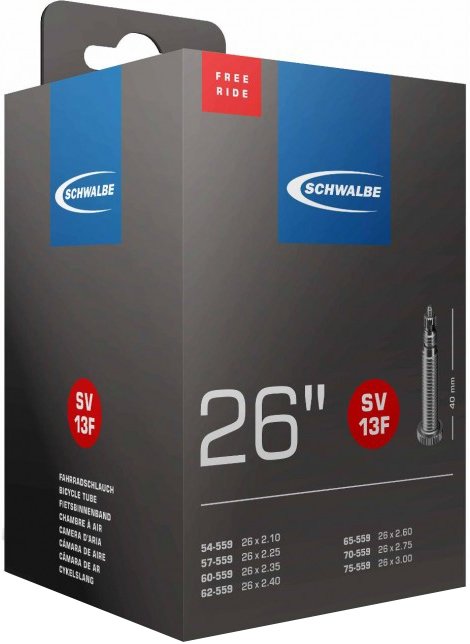 

Велокамера Schwalbe SV13F 54/75-559 26x2.1-3.0 [10425793]