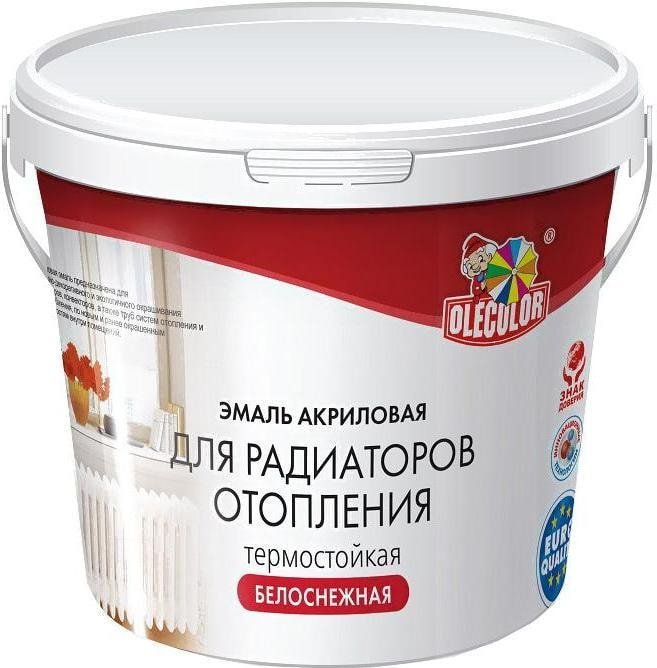 

Эмаль Olecolor Для радиаторов отопления 2.5 кг (матовый)