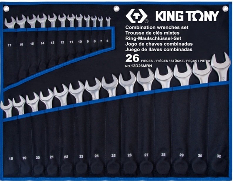

Набор ключей King Tony 12D26MRN (26 предметов)