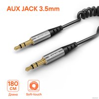 Кабель Airline ACH-AUX-22 3.5 mm Jack - 3.5 mm Jack (1.8 м, черный)