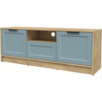 Тумба Интерлиния ТВ Концепт Тренд КТ-ТВ3-50 (дуб золотой/океан)