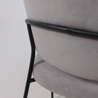 Стул Listvig Just (серый Brandy Light 22/черный)