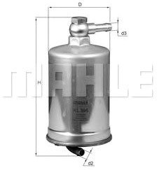 

Топливный фильтр Mahle Knecht KL599