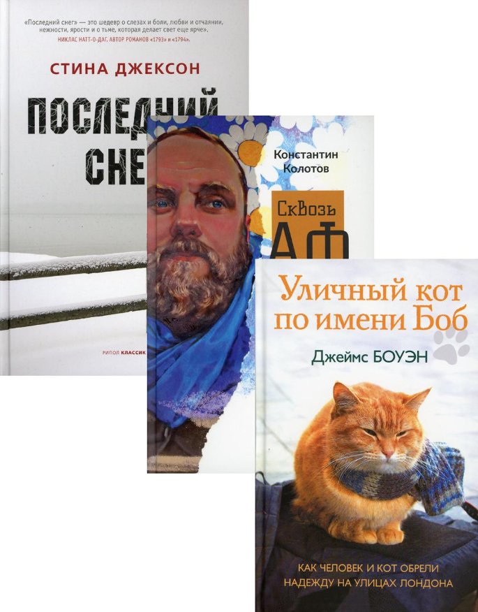 

Набор книг издательства Рипол Классик. Семейный бестселлер (Боуэн Джеймс, Джексон Стина, Колотов Константин)