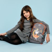 Школьный рюкзак Grizzly RG-463-1 (серый)