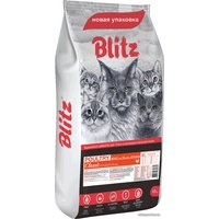 Сухой корм для кошек Blitz Classic Poultry Adult All Breeds (с домашней птицей) 10 кг
