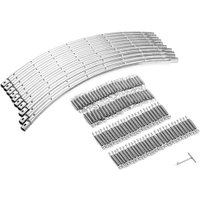 Батут Atlas Sport 252 см - 8ft Basic (с лестницей, внешняя сетка, синий)