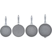 Набор сковород Elan Gallery Гармония вкуса 120570+4 (серый мрамор)