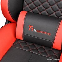 Игровое (геймерское) кресло TteSports GT Fit F100 (черный/красный) [GC-GTF-BRMFDL-01]