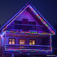 Новогодняя гирлянда Евросвет 400-101 10 м a044074 (мульти с эффектом мерцания)