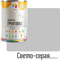 Алкидная грунтовка LIDA ГФ-021 "Л" 1 л (светло-серый)