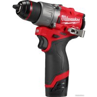 Дрель-шуруповерт Milwaukee M12 FUEL M12FDD2-202X 4933479873 (с 2-мя АКБ 2 Ач, кейс)