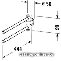 Держатель для полотенца Duravit D-Code 99221000