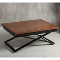 Стол-трансформер Levmar Apollo D44/S53 (миланский орех/черные опоры)