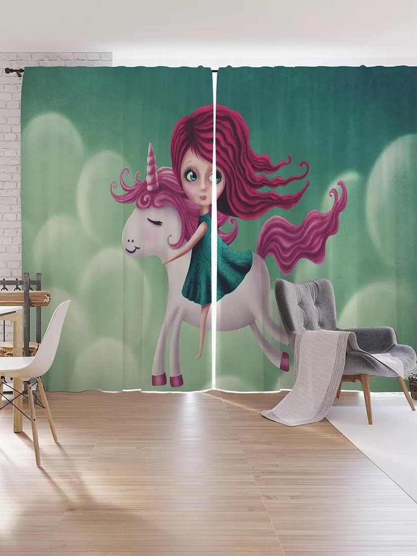 

Комплект штор JoyArty Повелительница Единорогов p_59617 (145x265)