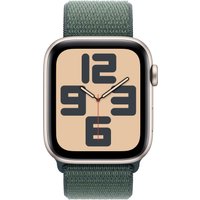 Умные часы Apple Watch SE 2 44 мм (алюминиевый корпус, звездный свет/зеленый, нейлоновый ремешок)