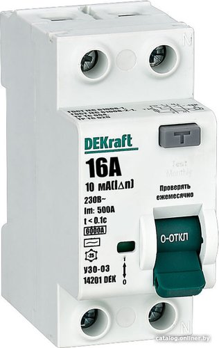 Устройство защитного отключения Schneider Electric DEKraft УЗО-03 14201DEK