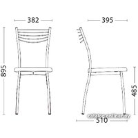 Стул Nowy Styl Viola chrome (V 18)