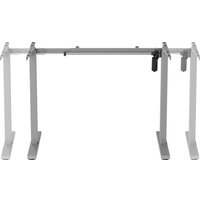 Стол с регулировкой высоты ErgoSmart Wooden Electric Desk Slim 1200х600х27мм (прямой край, дуб натуральный/черный)