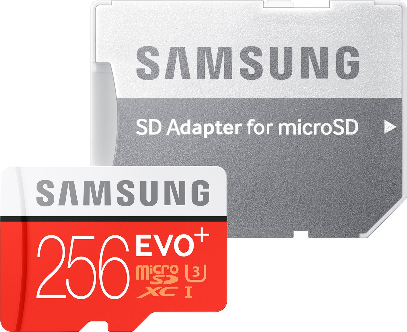 

Карта памяти Samsung EVO+ microSDXC 256GB + адаптер [MB-MC256]